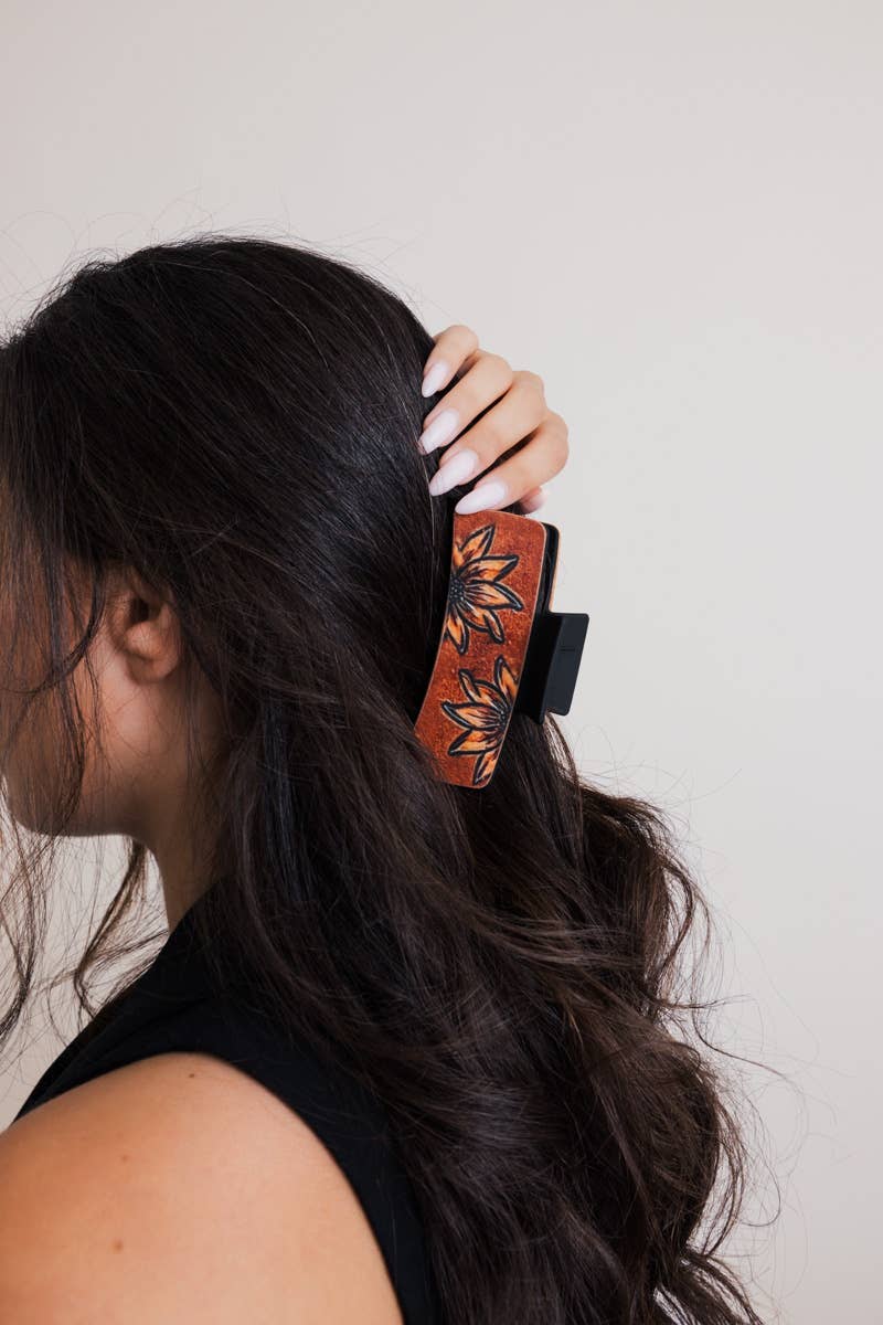 Western Bohemian Hair Claw Clips – Stylish and Unique | Out  display picture 1