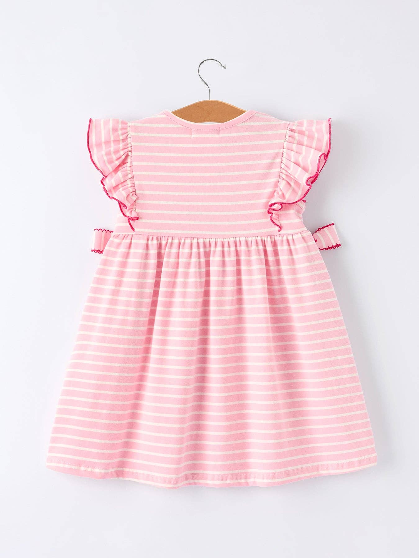 baby gils dress spring Baby Girls Ailee Dress Set | Pink Dewdrop Block Print